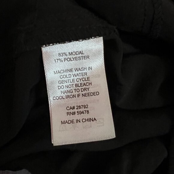 JOIE Black Elastic Waist Relaxed Fit Lightweight Cargo Button Zip Jogger Pants M - Picture 6 of 7